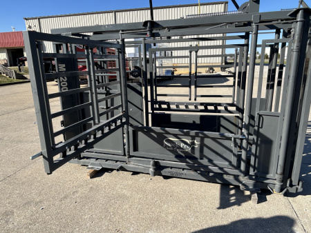 New 2026 Other M1200 Cattle Squeeze Chute w/ Palpation Cage Livestock Equipment