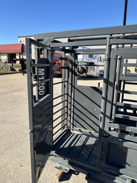 New 2026 Other M1200 Cattle Squeeze Chute w/ Palpation Cage Livestock Equipment