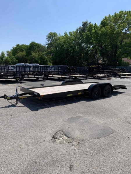 New 2025 Big Tex Trailers 18' 70CH 7K w/ Dovetail & Ramps Car / Racing Trailer