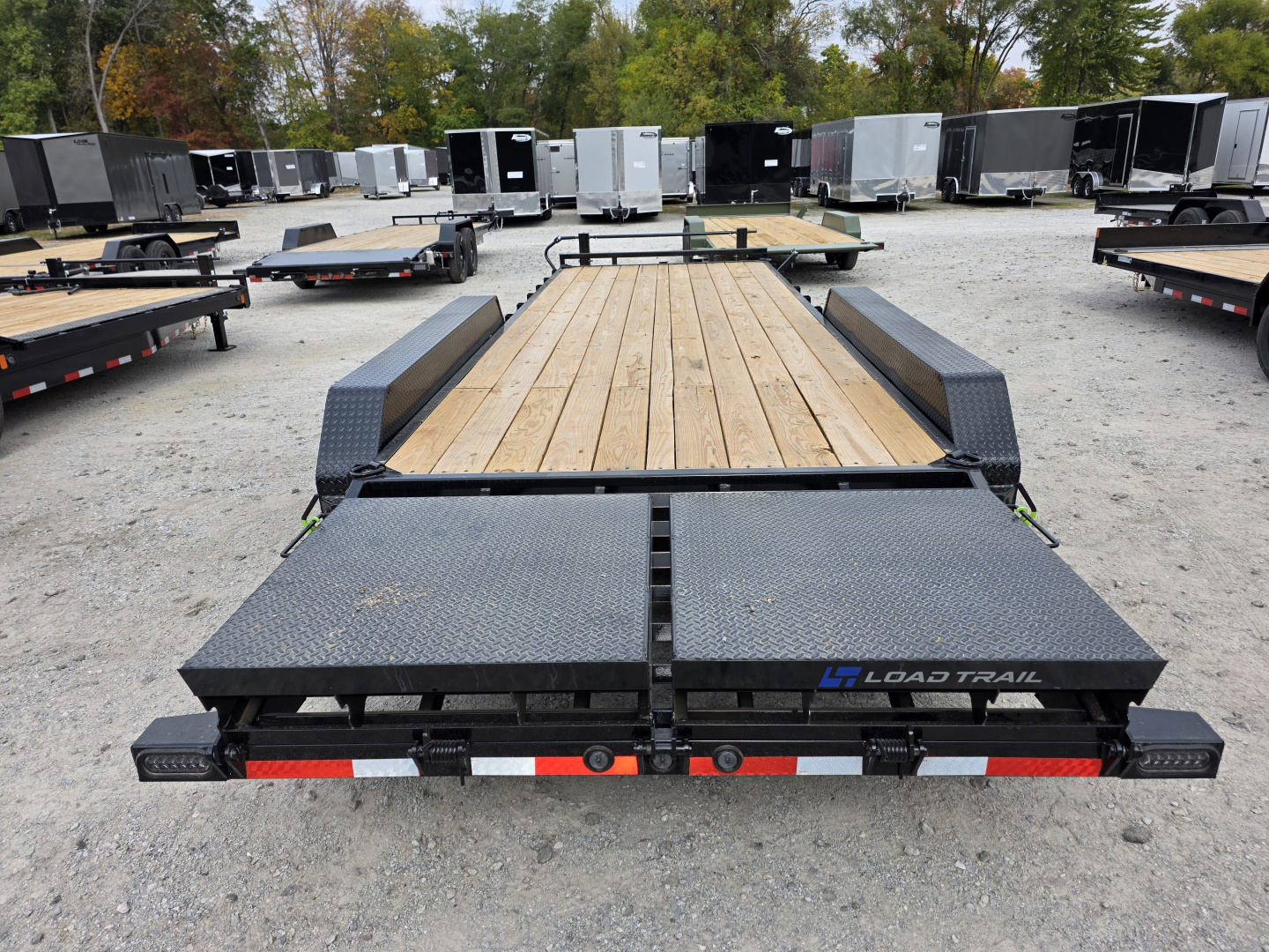 New 2026 Load Trail 83" x 24' Triple Axle MAX RAMPS Carhauler EQUIPMENT TRAILER 21K GVWR Car Hauler