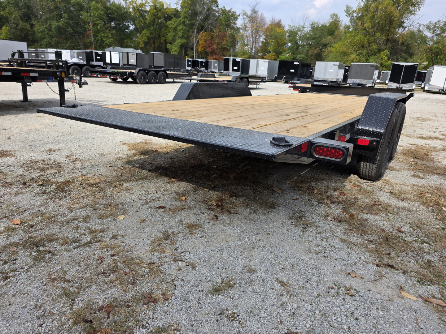 New 2026 Load Trail 83" x 22' 14K GVWR Tandem Axle Rapid Loader Tilt Deck CAR HAULER SXS UTV Tilt Trailer