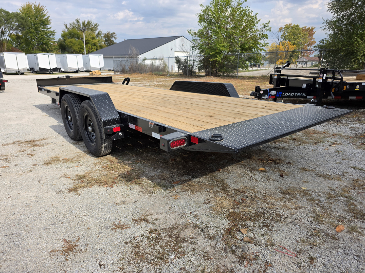 New 2026 Load Trail 83" x 22' 14K GVWR Tandem Axle Rapid Loader Tilt Deck CAR HAULER SXS UTV Tilt Trailer