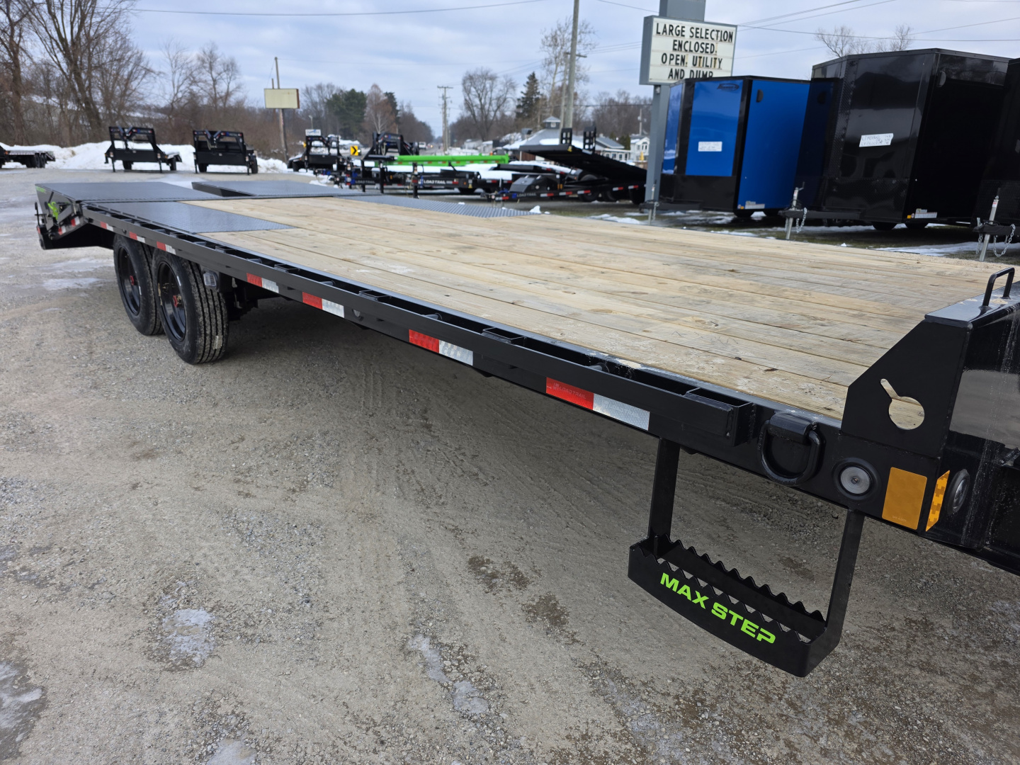 New 2026 Load Trail 102X24 MAX RAMPS 16K GVWR EQUIPMENT CAR Deckover Trailer