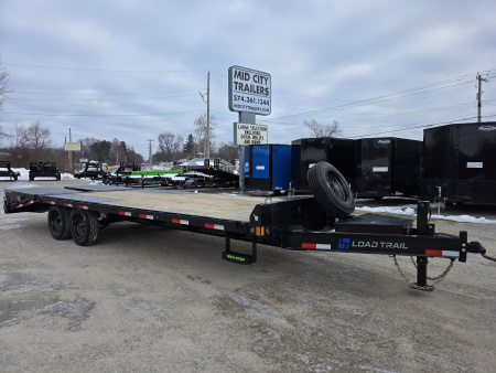 New 2026 Load Trail 102X24 MAX RAMPS 16K GVWR EQUIPMENT CAR Deckover Trailer