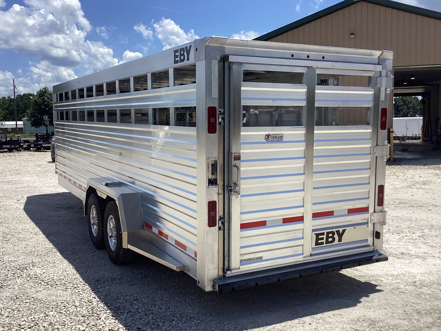 New 2026 EBY Trailers Maverick 7' x 24' Aluminum Livestock Trailer, 14K