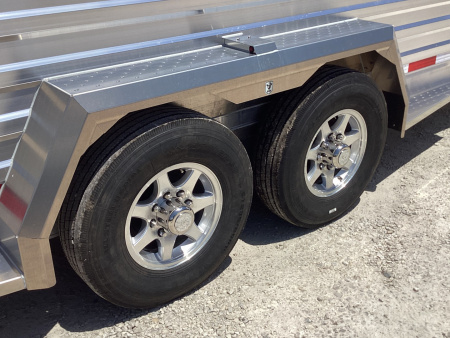 New 2026 EBY Trailers Maverick 7' x 24' Aluminum Livestock Trailer, 14K