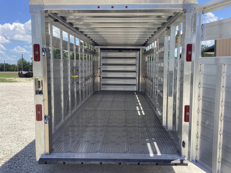 New 2026 EBY Trailers Maverick 7' x 24' Aluminum Livestock Trailer, 14K