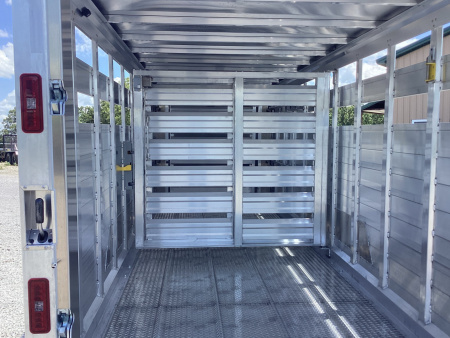 New 2026 EBY Trailers Maverick 7' x 24' Aluminum Livestock Trailer, 14K