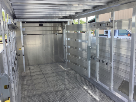 New 2026 EBY Trailers Maverick 7' x 24' Aluminum Livestock Trailer, 14K