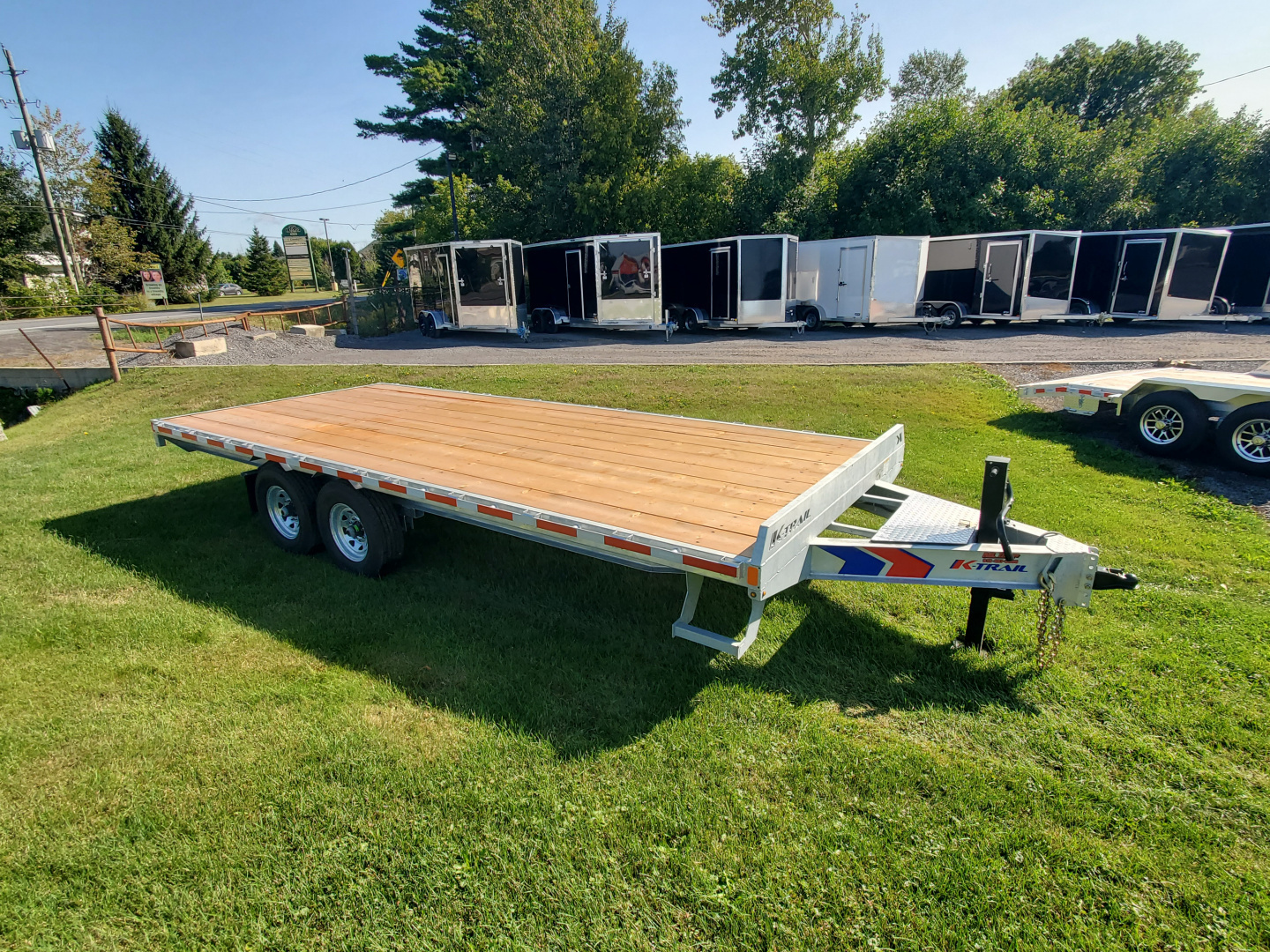 New 2026 K-Trail 20' 7 Ton Deckover Flatbed Trailer