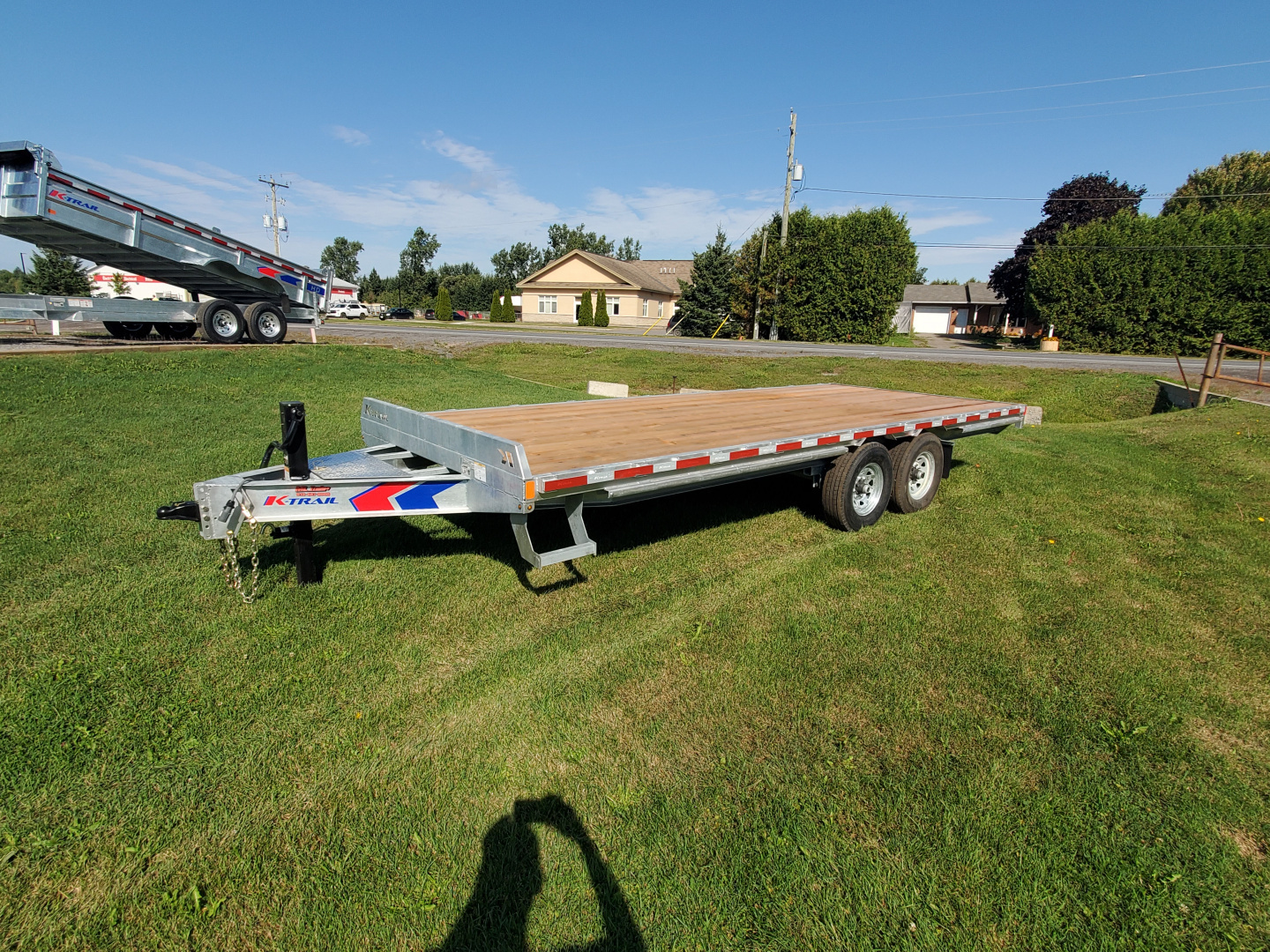New 2026 K-Trail 20' 7 Ton Deckover Flatbed Trailer