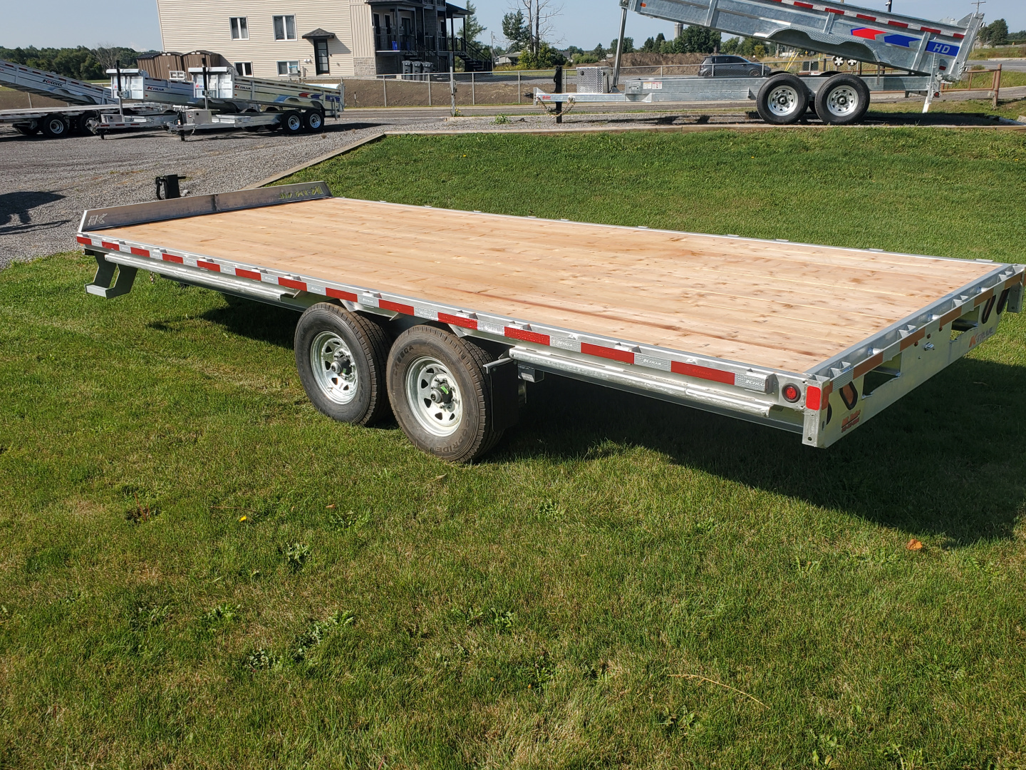 New 2026 K-Trail 20' 7 Ton Deckover Flatbed Trailer