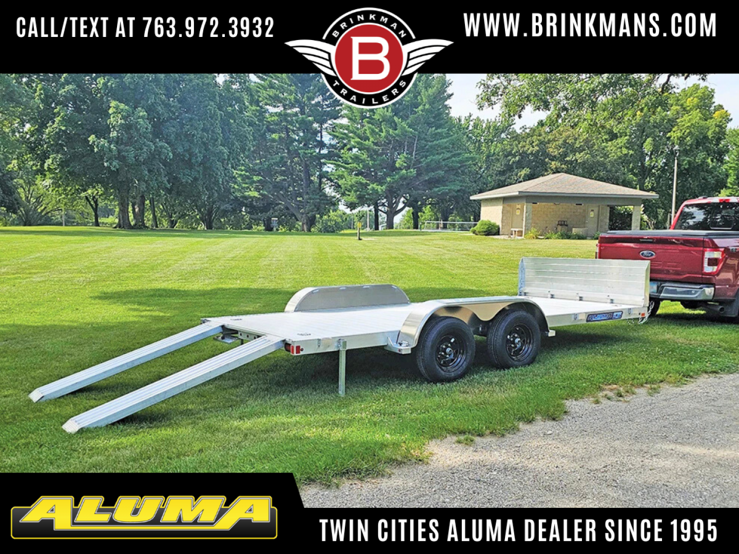 New 2026 Aluma 82X20 Utility Trailer with Tuck Under Ramps! for sale in ...