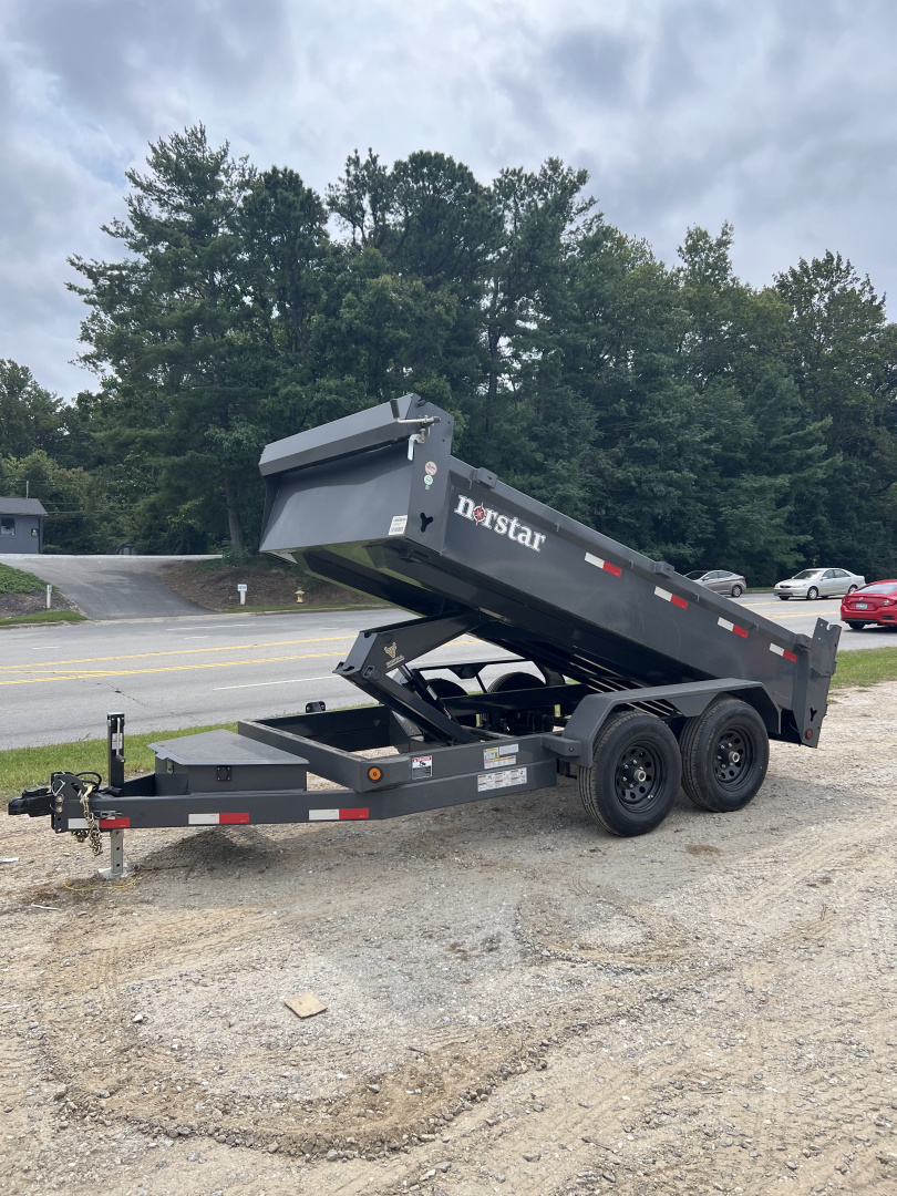 New 2026 Norstar DCB Series / 72" X 12' / 2-5,200# Electric Brake Axles / Scissor Hoist / Barn Door Rear Gates