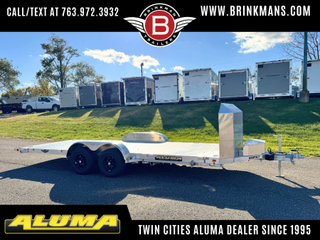 New 2026 Aluma 8218ANV-TILT-TA-EL-RTD Car / Racing Trailer