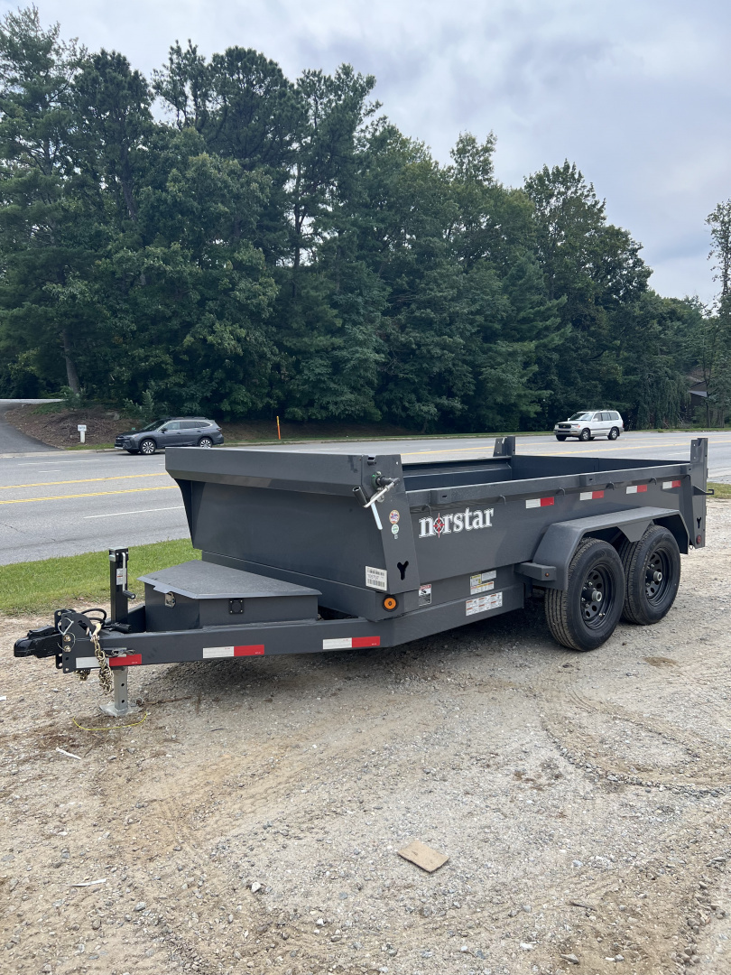 New 2026 Norstar DCB Series / 72" X 12' / 2-5,200# Electric Brake Axles / Scissor Hoist / Barn Door Rear Gates