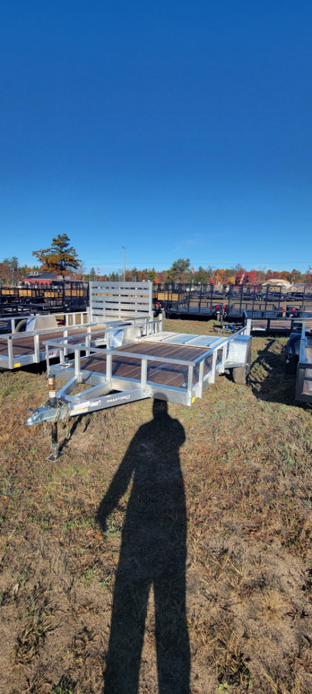 New 2026 Stealth Trailers 6.5X12 PHANTOM ALUMINUM 3K Landscape Trailer