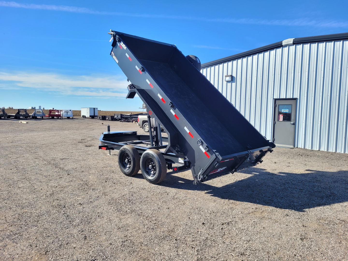 New 2026 Buckshot 83"x14' Dump Trailer W/2' Sides