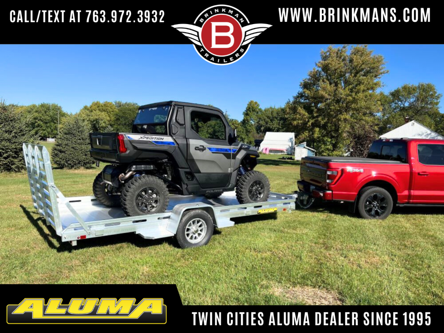 New 2026 Aluma 78x14 ATV Trailer - Full Ramp! for sale in Delano, MN
