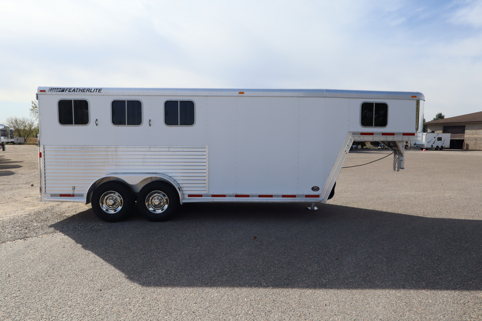 Used 2004 Featherlite Trailers 3 Horse GN Horse Trailer