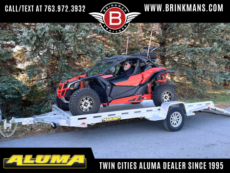 New 2026 Aluma 80x14 ATV Trailer - BI FOLD RAMP!