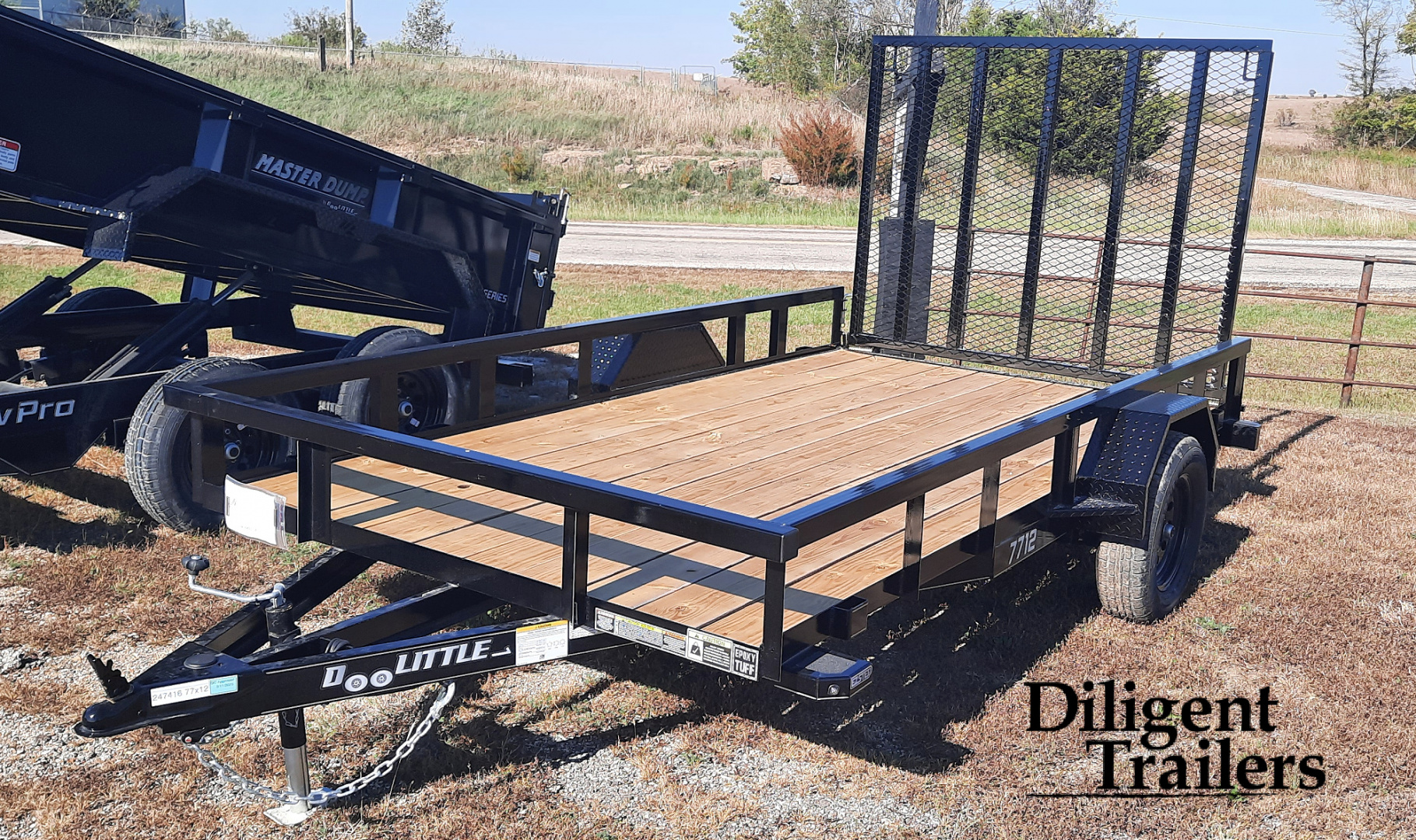 New 2026 Doolittle Trailers 77" x12' Utility Trailer