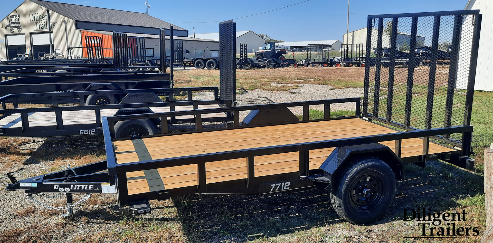 New 2026 Doolittle Trailers 77" x12' Utility Trailer