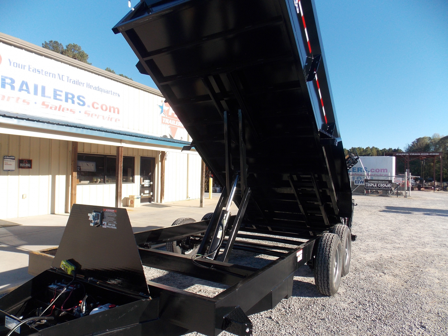 New 2025 Hawke Trailers FLPT-7K-7X16H Dump Trailer