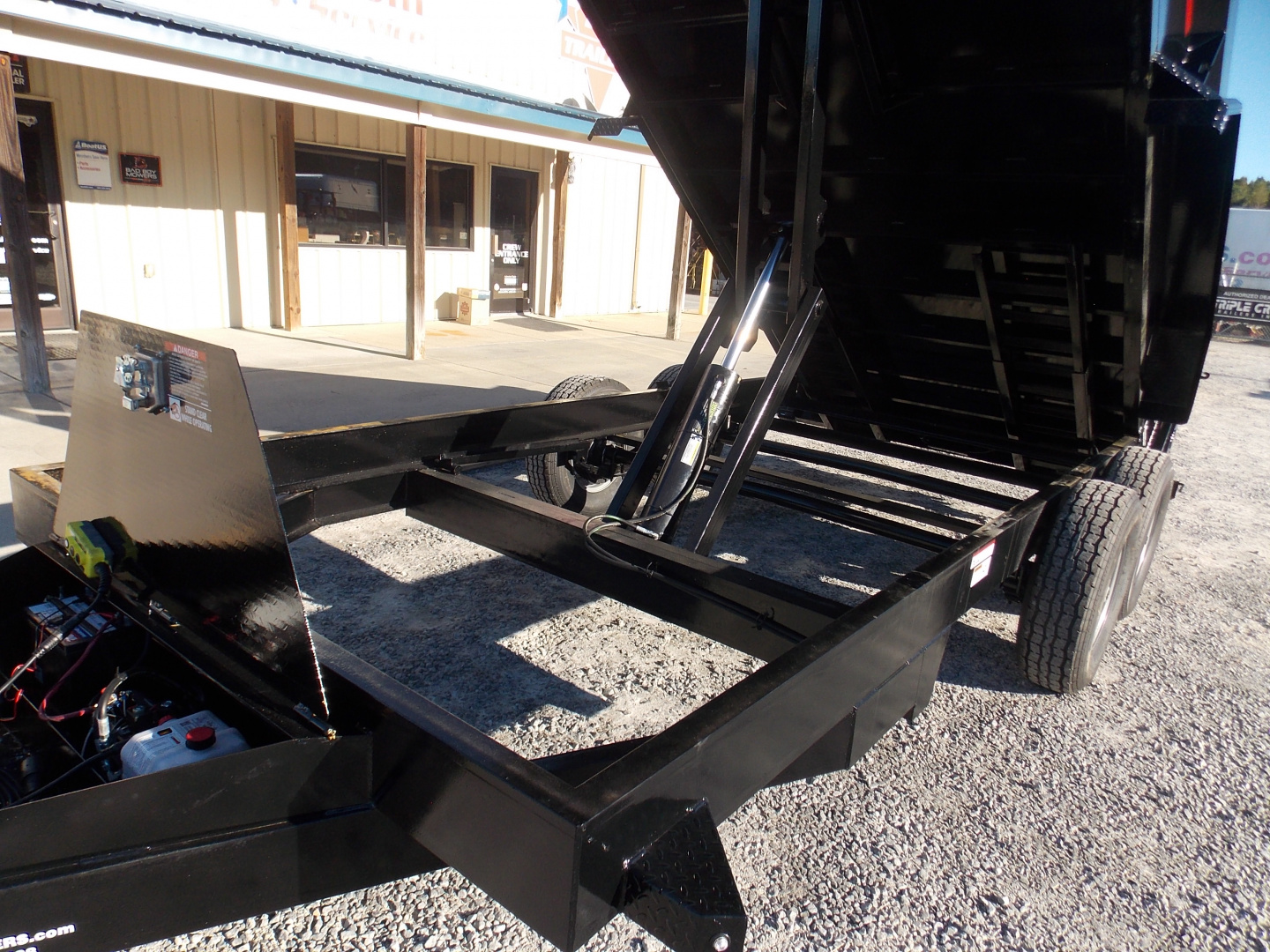 New 2025 Hawke Trailers FLPT-7K-7X16H Dump Trailer