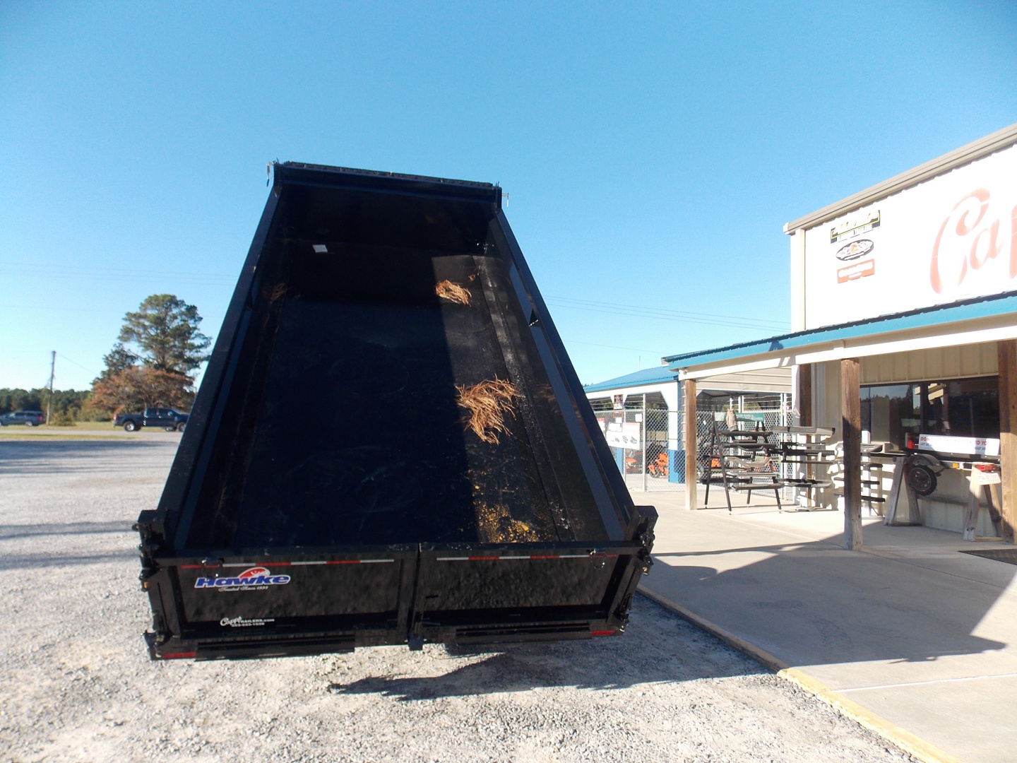 New 2025 Hawke Trailers FLPT-7K-7X16H Dump Trailer