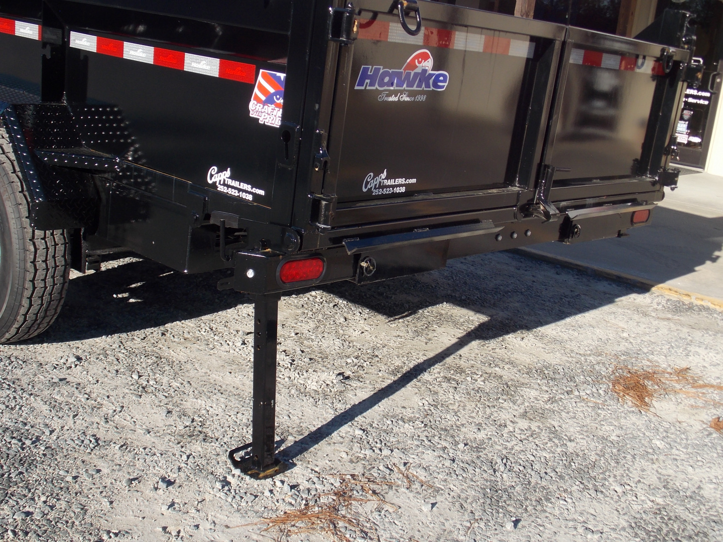 New 2025 Hawke Trailers FLPT-7K-7X16H Dump Trailer