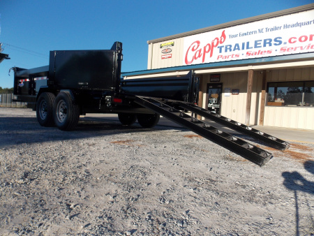 New 2025 Hawke Trailers FLPT-7K-7X16H Dump Trailer