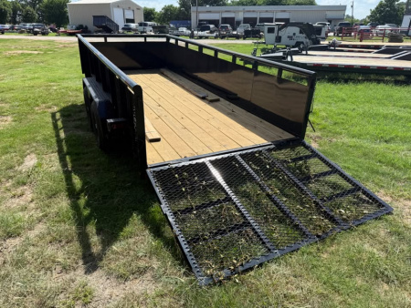 New 2025 P&C Trailers 77x14 Utility Trailer