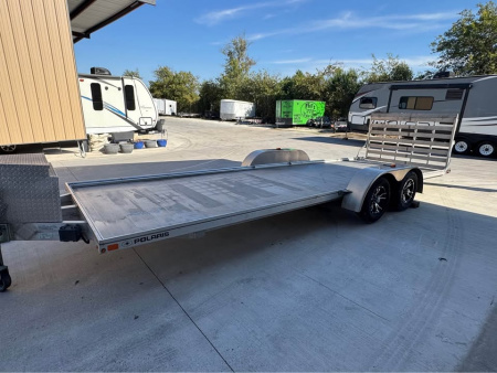 New 2018 Polaris Trailers 24' ALL ALUMINUM TRAILER OPEN TRAILER Utility Trailer GATE DEALER DEMO