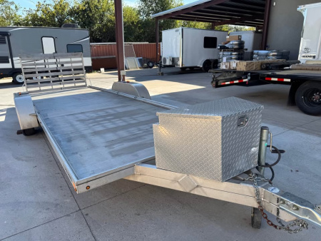 New 2018 Polaris Trailers 24' ALL ALUMINUM TRAILER OPEN TRAILER Utility Trailer GATE DEALER DEMO