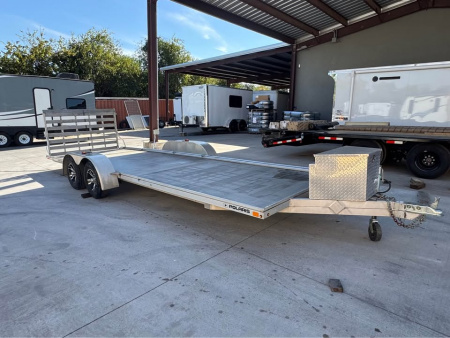 New 2018 Polaris Trailers 24' ALL ALUMINUM TRAILER OPEN TRAILER Utility Trailer GATE DEALER DEMO