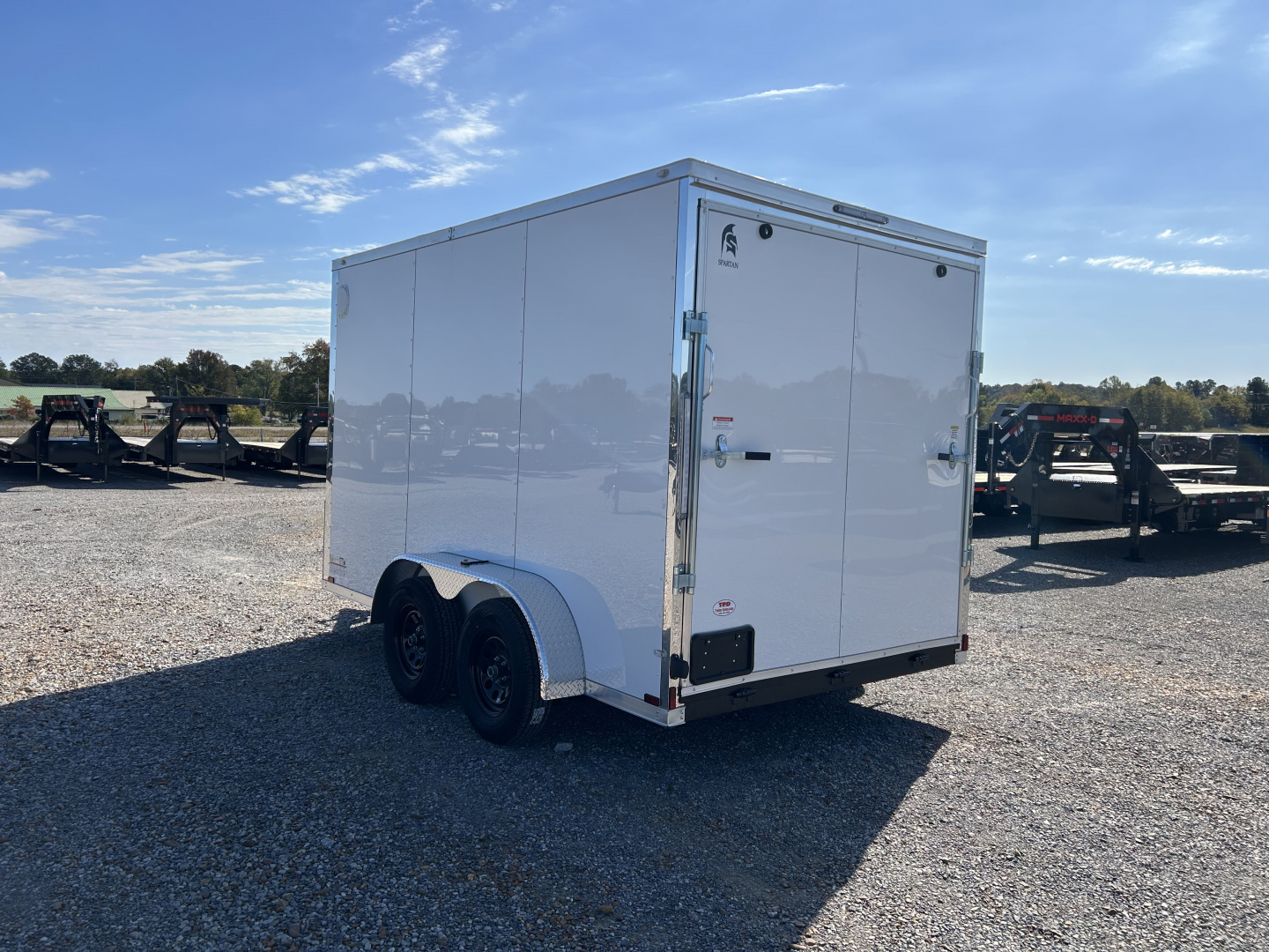 New 2026 Spartan 7'X12' 7k Enclosed Trailer