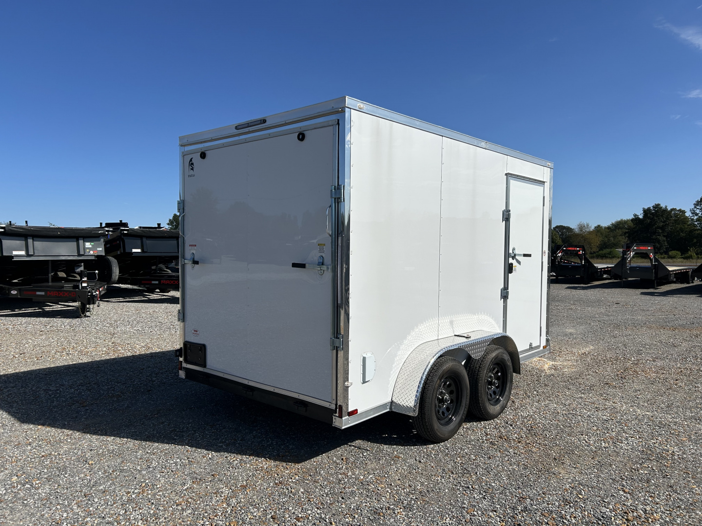 New 2026 Spartan 7'X12' 7k Enclosed Trailer