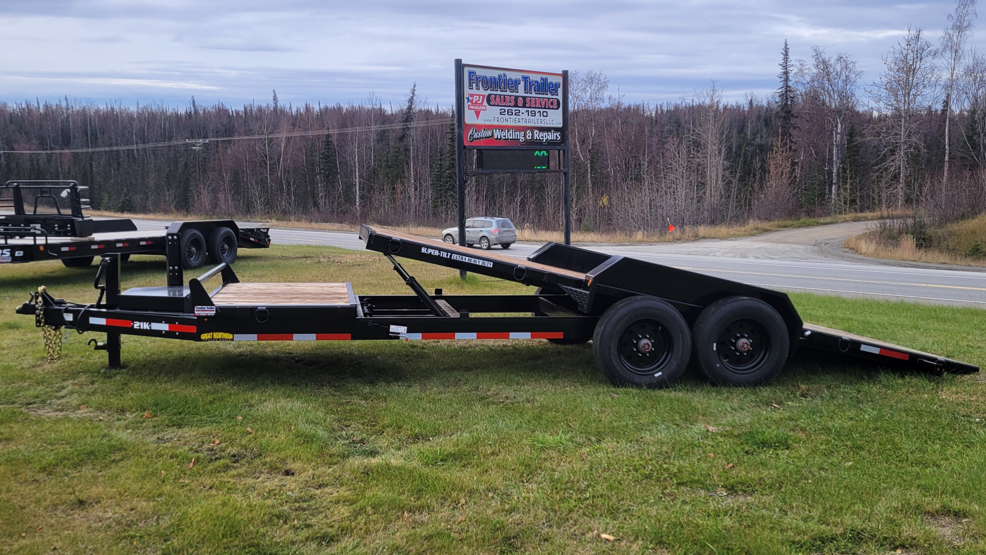New 2025 Great Northern Trailer Works 21K Tilt Deck Tilt Trailer
