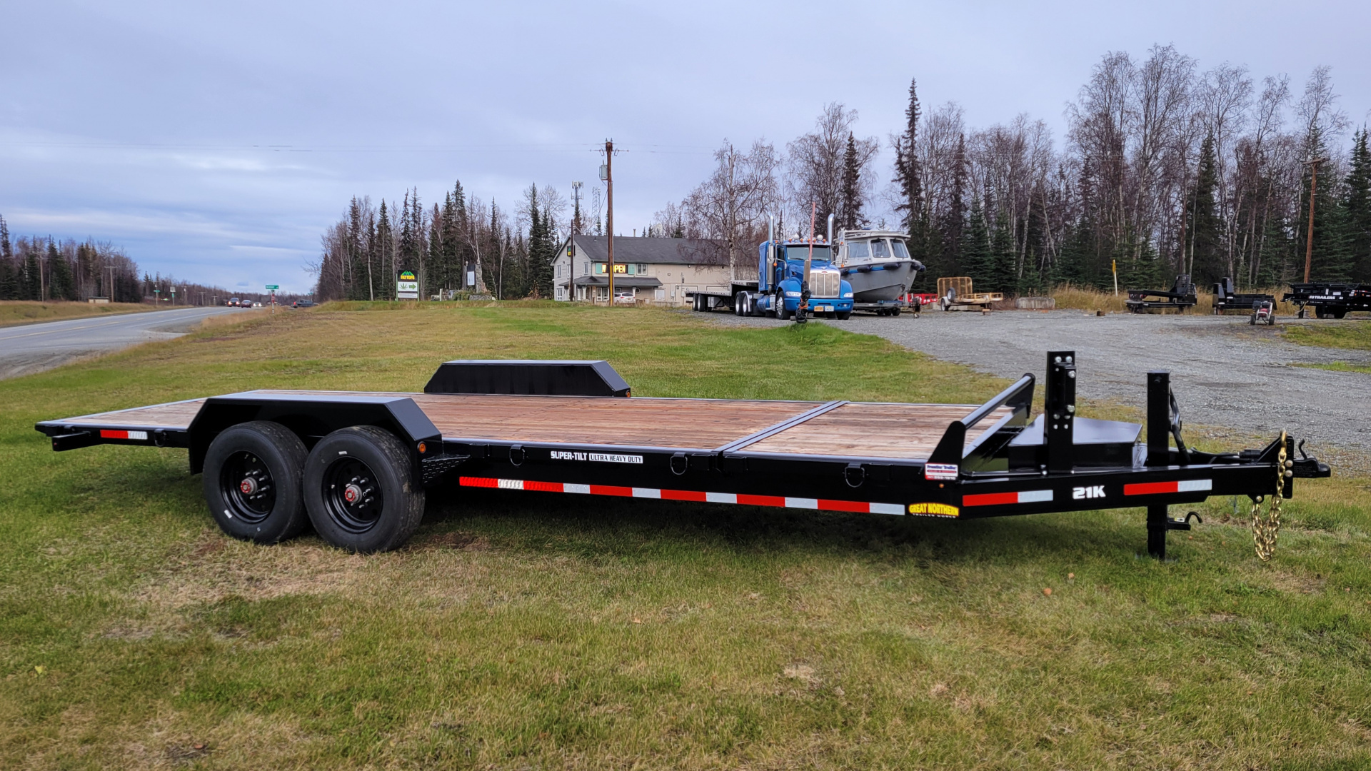 New 2025 Great Northern Trailer Works 21K Tilt Deck Tilt Trailer