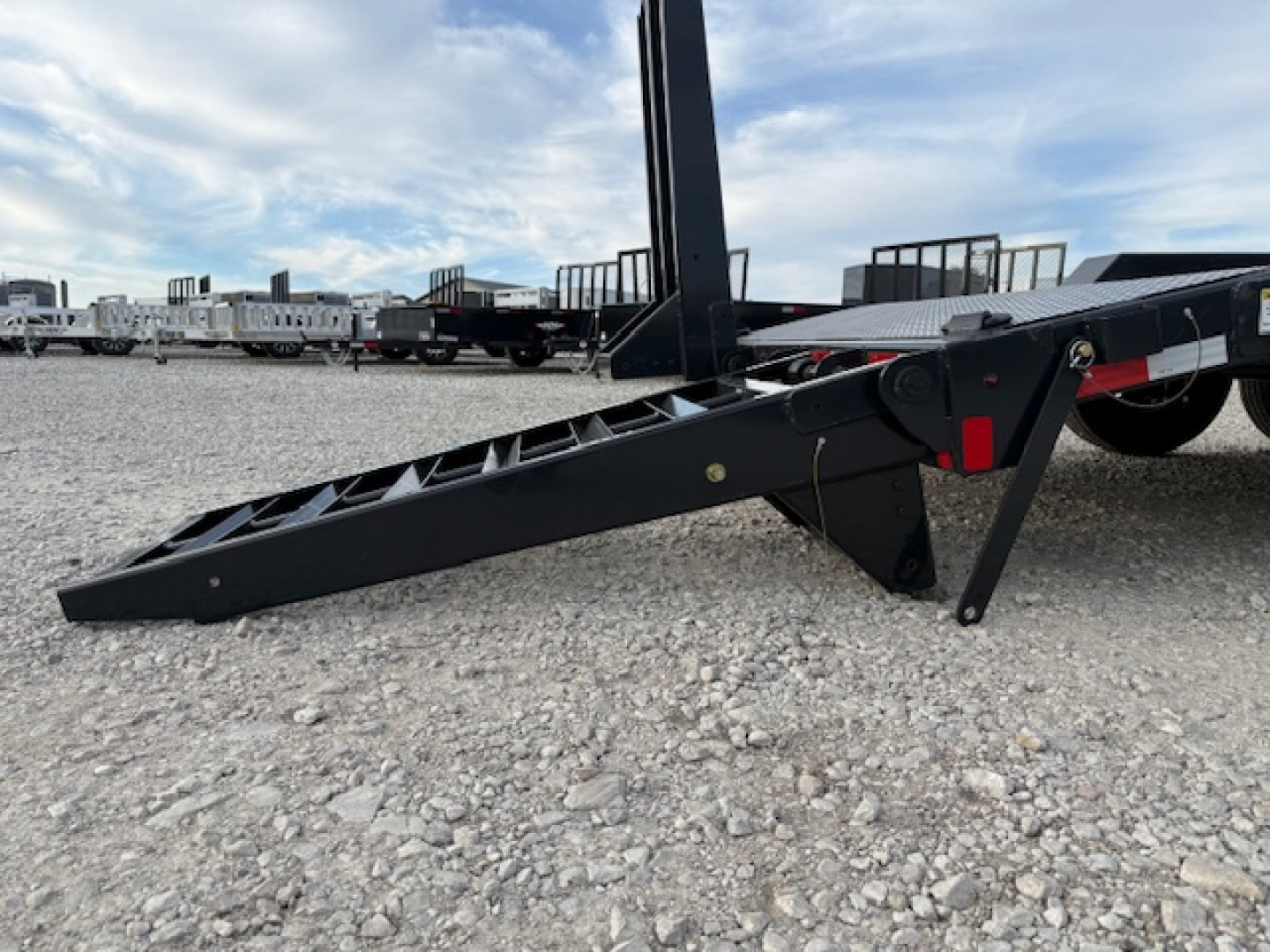 New 2026 Hillcrest Deep Charcoal 82"x18'+2' 15.4k Demco Coupler Equipment Trailer