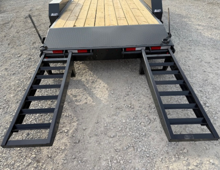 New 2026 Hillcrest Deep Charcoal 82"x18'+2' 15.4k Demco Coupler Equipment Trailer