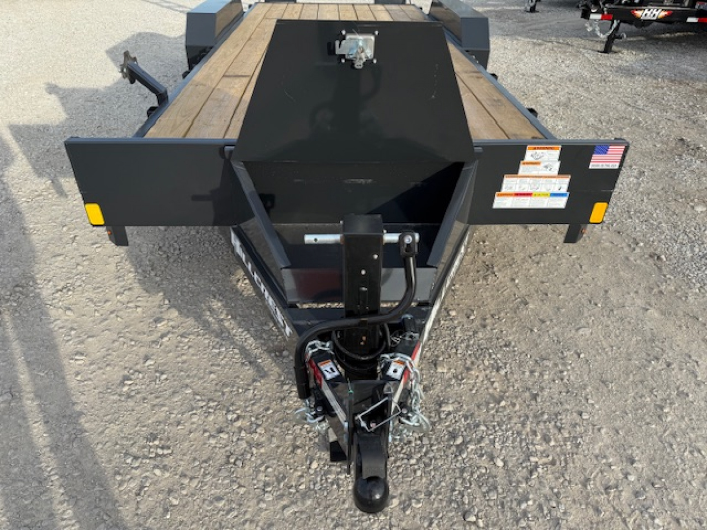 New 2026 Hillcrest Deep Charcoal 82"x18'+2' 15.4k Demco Coupler Equipment Trailer