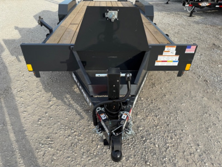 New 2026 Hillcrest Deep Charcoal 82"x18'+2' 15.4k Demco Coupler Equipment Trailer