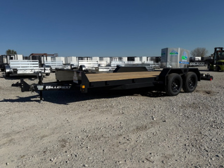 New 2026 Hillcrest Deep Charcoal 82 x16'+2' 7k Car Hauler Trailer