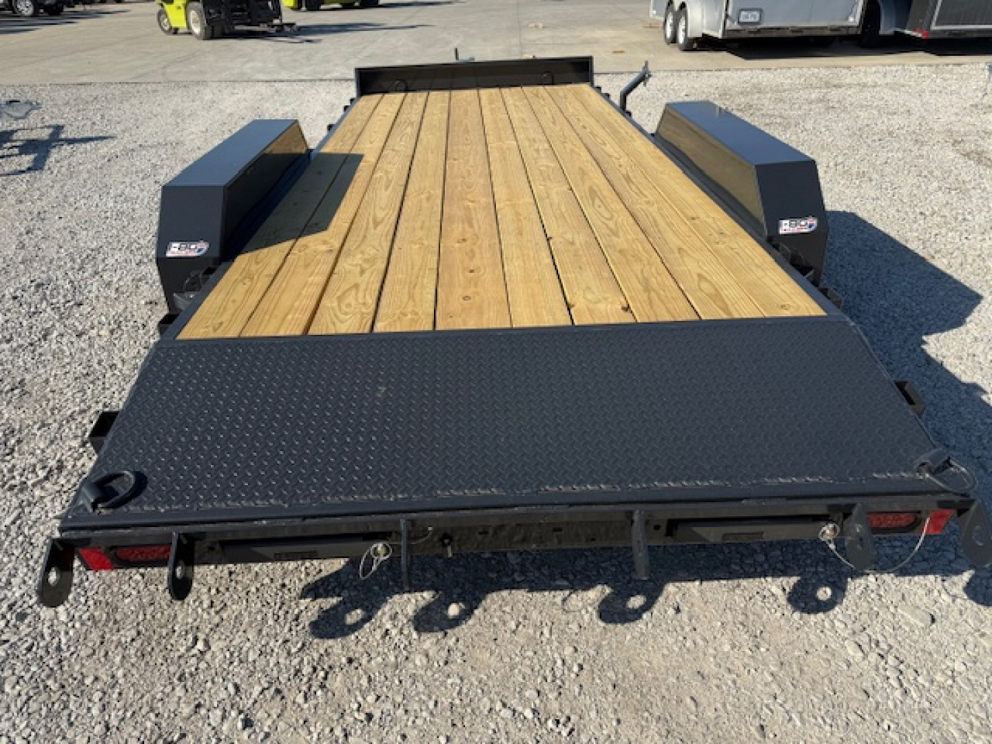 New 2026 Hillcrest Deep Charcoal 82"x16'+2' 7k Car Hauler Trailer