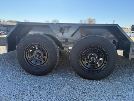 New 2026 Hillcrest Deep Charcoal 82"x16'+2' 7k Car Hauler Trailer