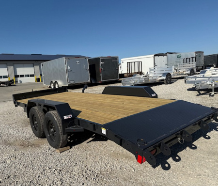 New 2026 Hillcrest Deep Charcoal 82"x16'+2' 7k Car Hauler Trailer
