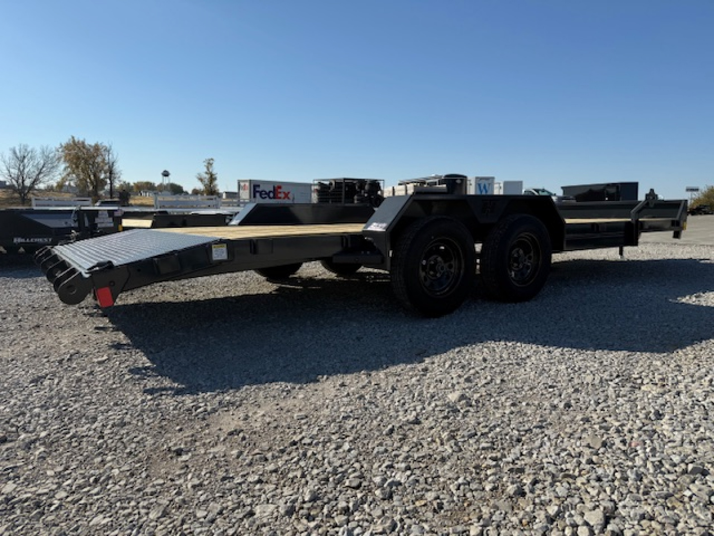 New 2026 Hillcrest Deep Charcoal 82"x18'+2' 7k Car Hauler Trailer