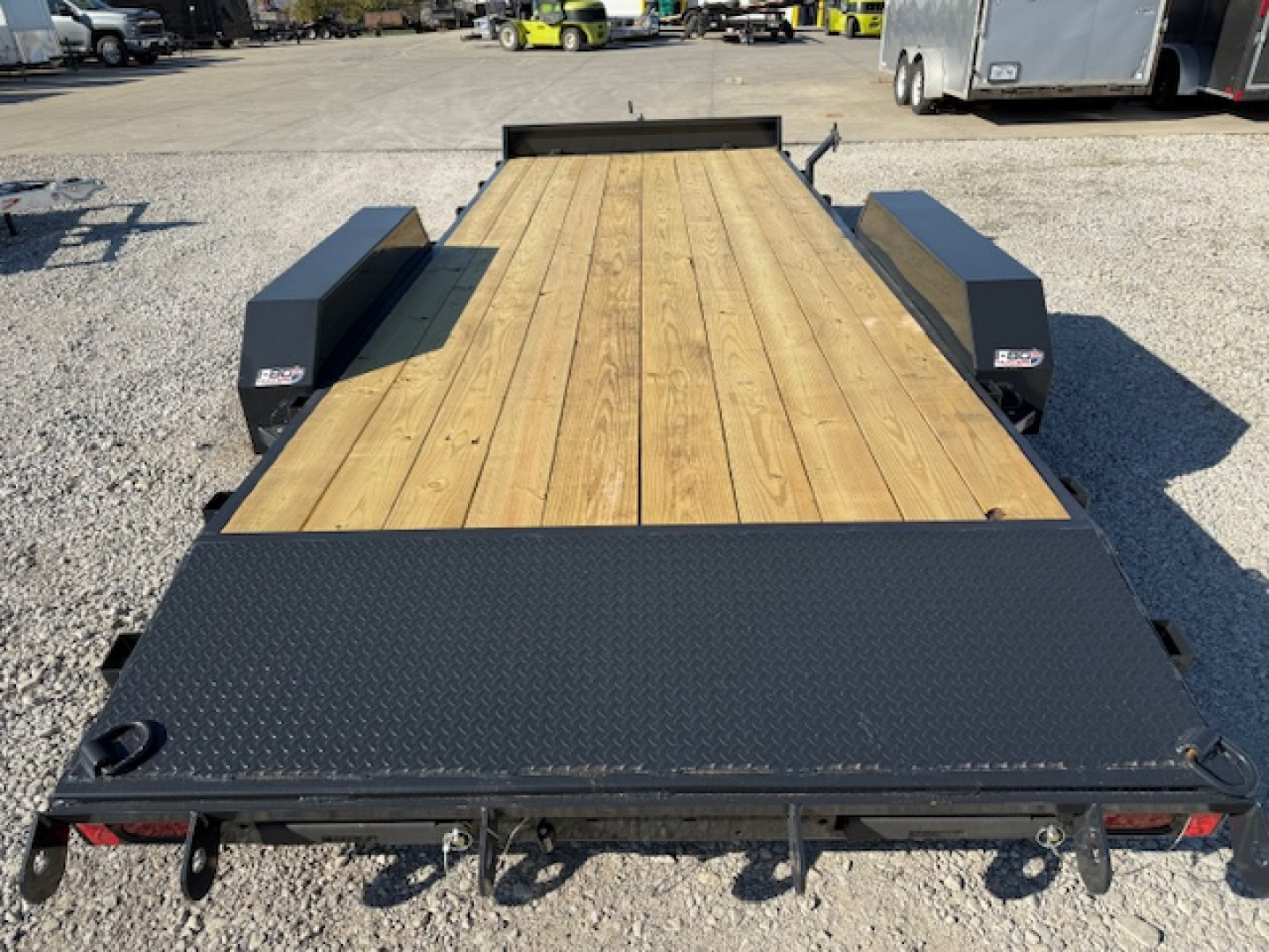 New 2026 Hillcrest Deep Charcoal 82"x18'+2' 7k Car Hauler Trailer